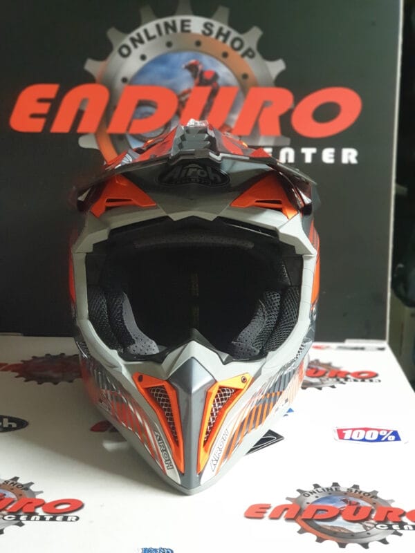 CAPACETE AIROH AVIATOR 3 WAVE ORG GLOSS - Image 6