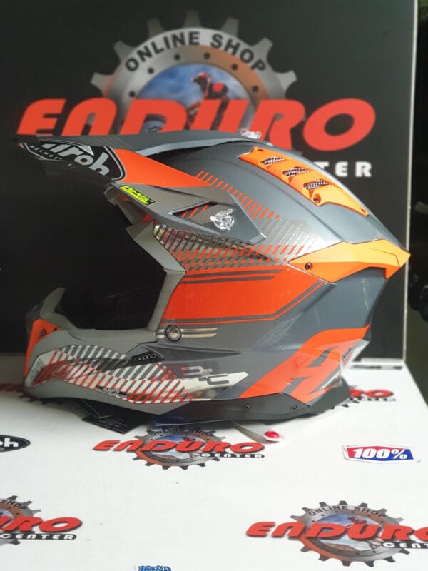 CAPACETE AIROH AVIATOR 3 WAVE ORG GLOSS - Image 5