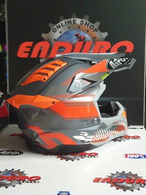 CAPACETE AIROH AVIATOR 3 WAVE ORG GLOSS - Image 3