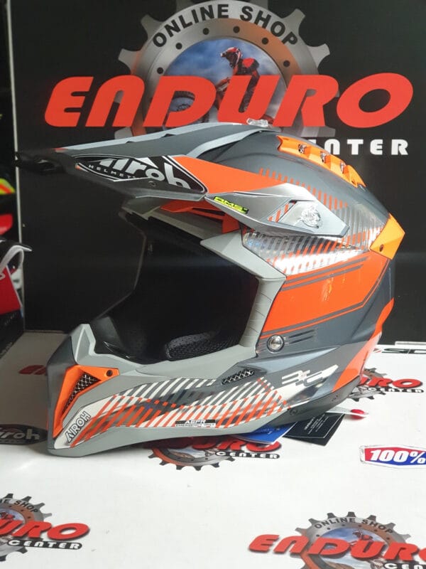 CAPACETE AIROH AVIATOR 3 WAVE ORG GLOSS - Image 4
