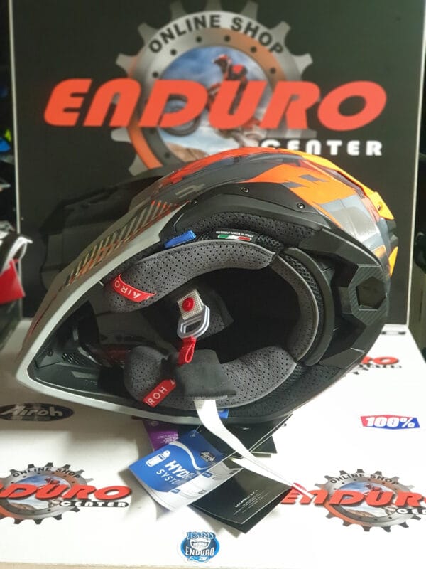 CAPACETE AIROH AVIATOR 3 WAVE ORG GLOSS - Image 9