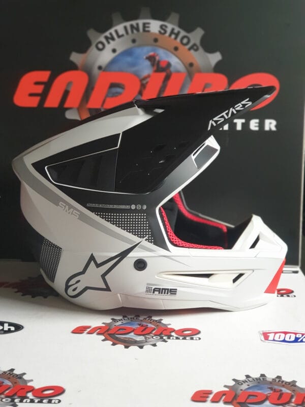 CAPACETE ALPINESTARS SM-5 RAYON WHT/BLK/GRY - Image 3
