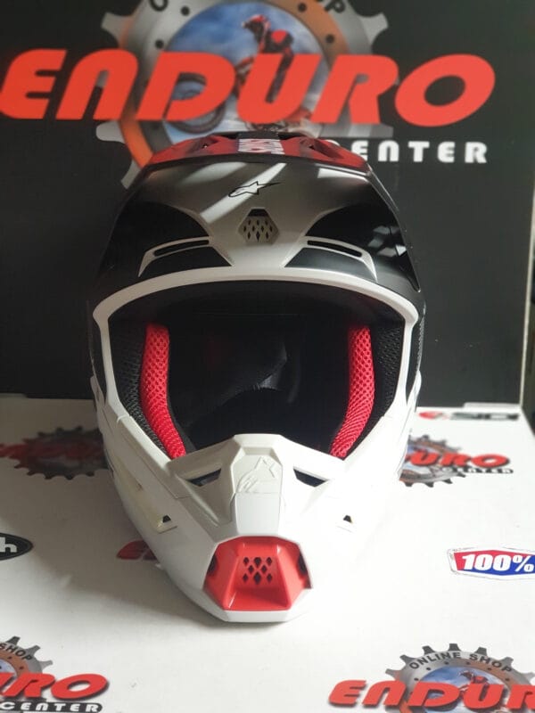 CAPACETE ALPINESTARS SM-5 RAYON WHT/BLK/GRY - Image 5