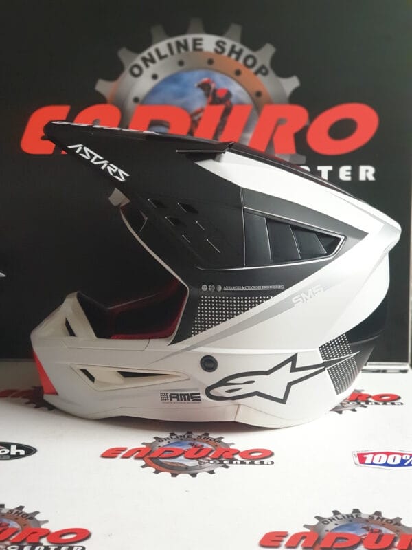 CAPACETE ALPINESTARS SM-5 RAYON WHT/BLK/GRY - Image 4