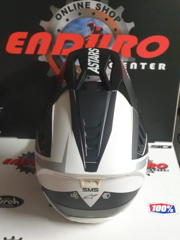 CAPACETE ALPINESTARS SM-5 RAYON WHT/BLK/GRY - Image 7