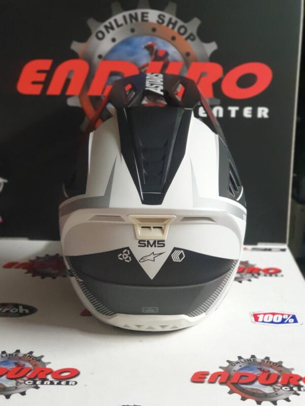 CAPACETE ALPINESTARS SM-5 RAYON WHT/BLK/GRY - Image 6