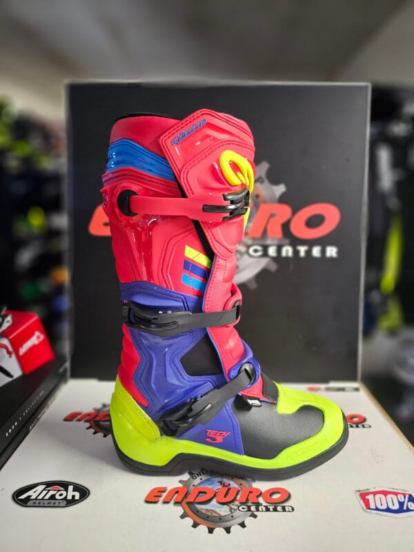 BOTAS ALPINESTARS TECH 3 YLWFLU/BLU/RDFLU - Image 3