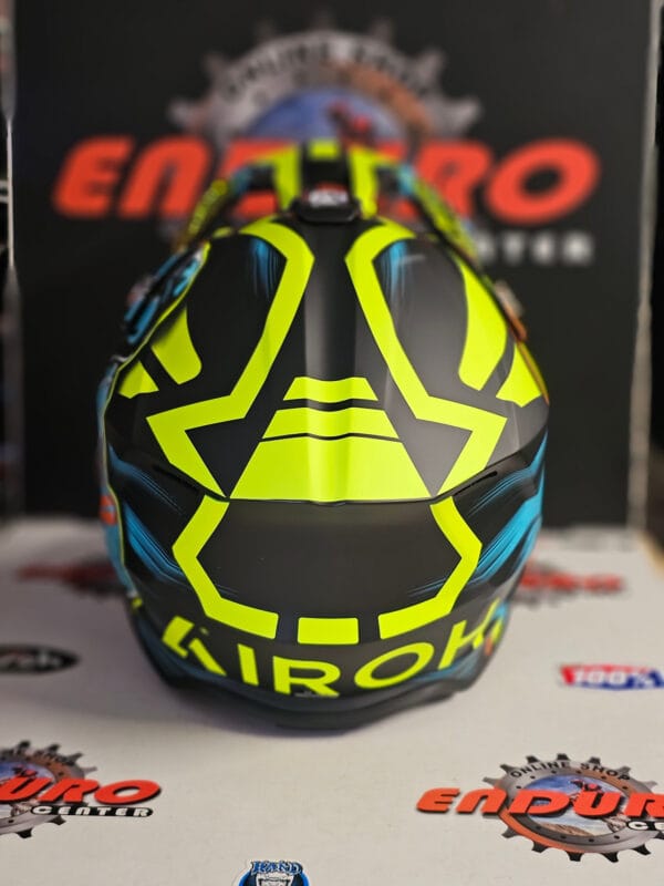 CAPACETE AIROH WRAAAP CYBER YLWFLU/BLK/GRN - Image 6