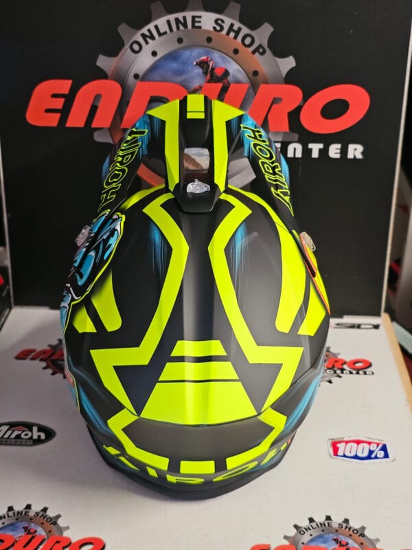 CAPACETE AIROH WRAAAP CYBER YLWFLU/BLK/GRN - Image 7