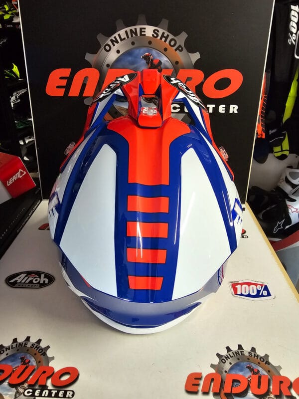 CAPACETE AIROH WRAAAP FEEL BLU/RED/WHT - Image 7