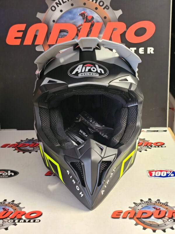 CAPACETE AIROH WRAAAP RELOADED YLWFLU/GRY/BLK - Image 5