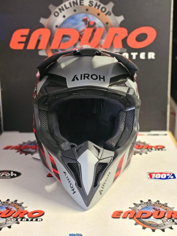 CAPACETE AIROH WRAAAP CYBER REDFLU/BLK/GRY - Image 5