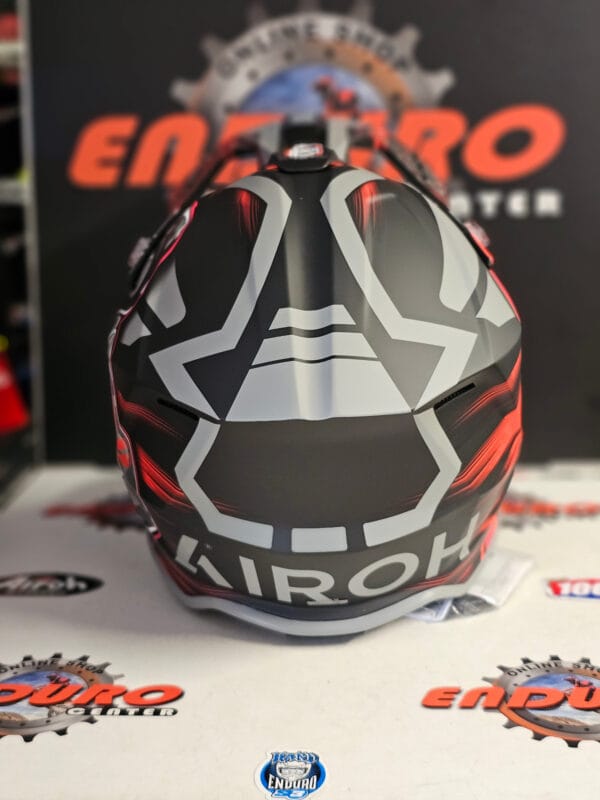 CAPACETE AIROH WRAAAP CYBER REDFLU/BLK/GRY - Image 6