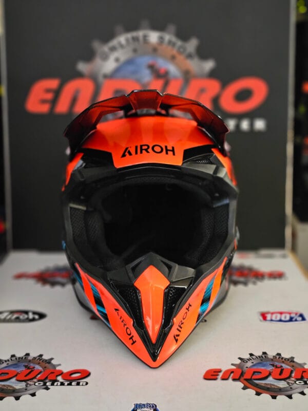 CAPACETE AIROH WRAAAP CYBER ORGFLU/BLK/GRN - Image 5