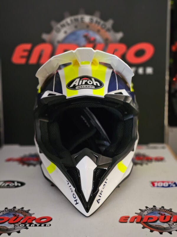 CAPACETE AIROH WRAAAP FEEL YLWFLU/BLU/WHT - Image 5