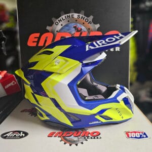 CAPACETE AIROH TWIST 3 DIZZY BLU/YLWFLU