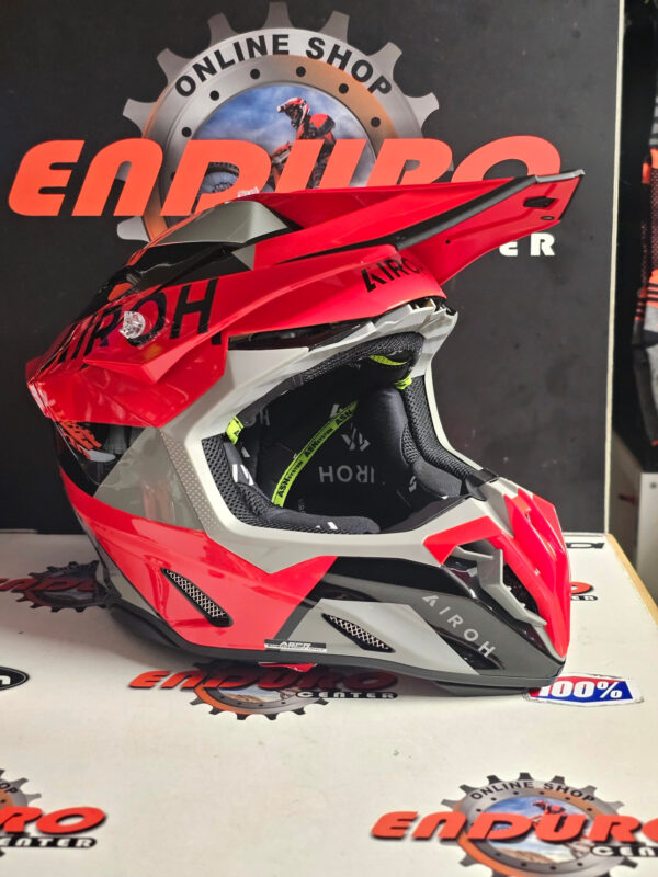 CAPACETE AIROH TWIST 3 KING REDFLU/BLK/GRY - Image 2