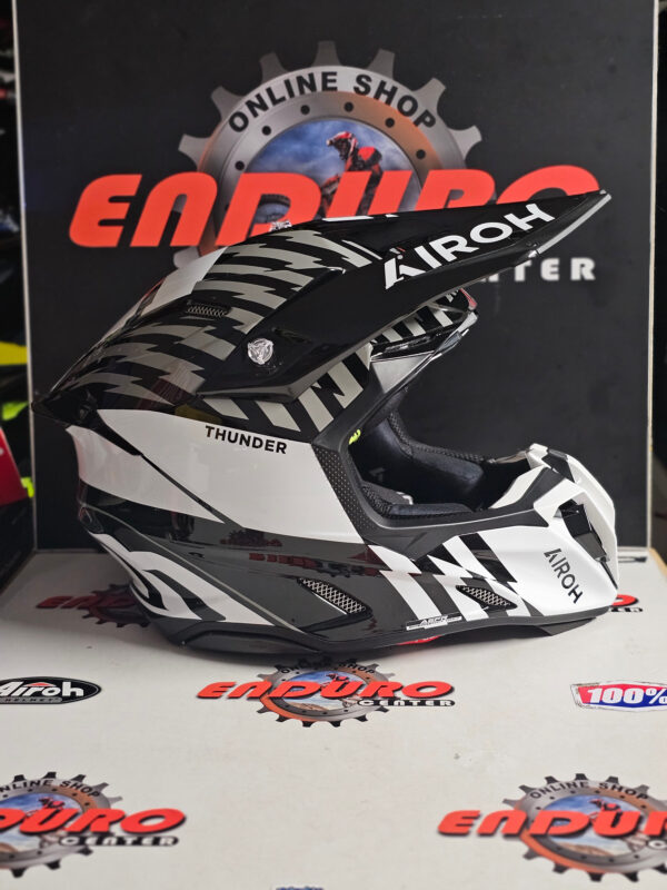 CAPACETE AIROH TWIST 3 THUNDER BLK/WHT - Image 3