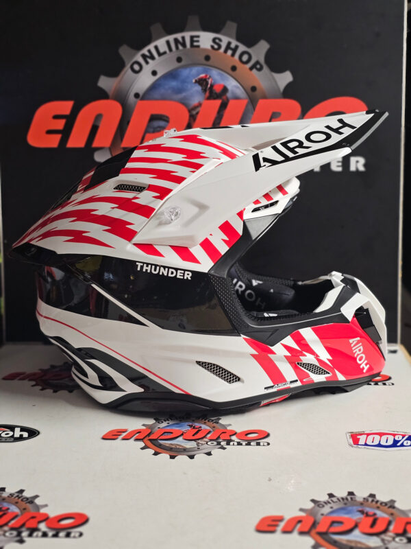 CAPACETE AIROH TWIST 3 THUNDER RED/WHT/BLK - Image 3