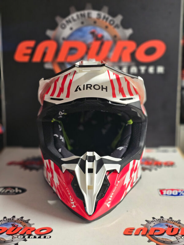 CAPACETE AIROH TWIST 3 THUNDER RED/WHT/BLK - Image 5