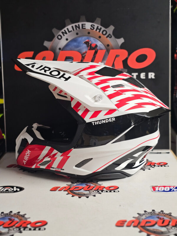 CAPACETE AIROH TWIST 3 THUNDER RED/WHT/BLK - Image 4