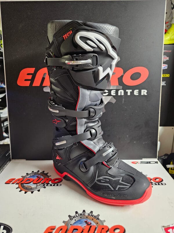 BOTAS ALPINESTARS TECH 7 BLK/GRY/RED - Image 2