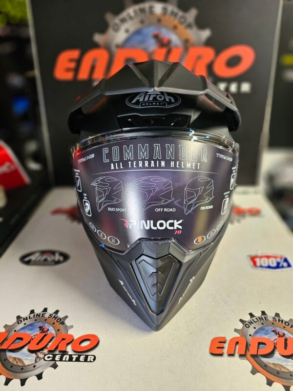CAPACETE AIROH COMMANDER COLOR BLK MATE - Image 7