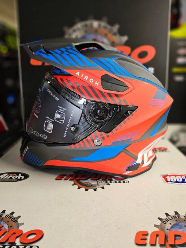 CAPACETE AIROH COMMANDER BOOST REDFLU/BLU/BLACK - Image 6