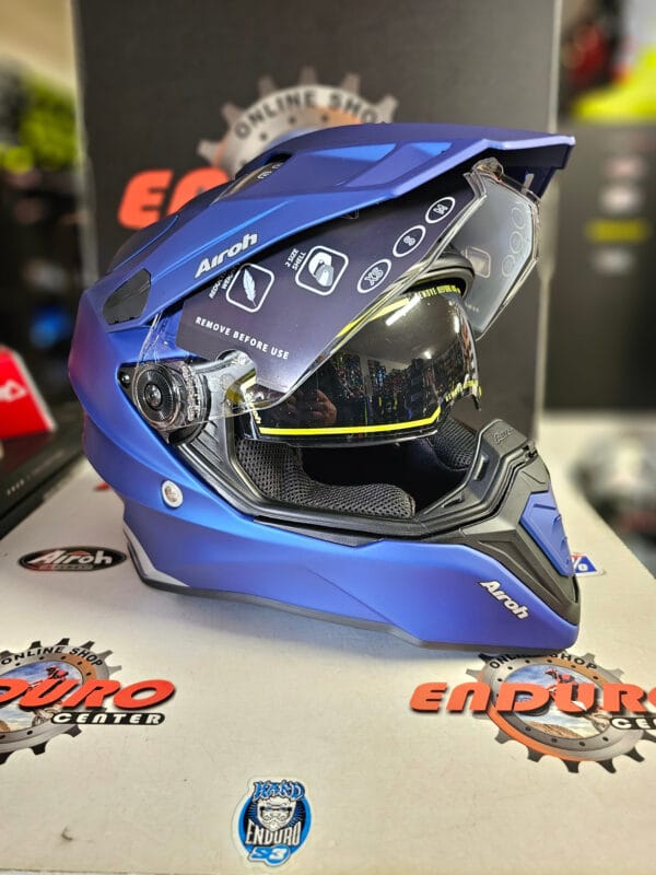 CAPACETE AIROH COMMANDER COLOR BLU MATE - Image 3