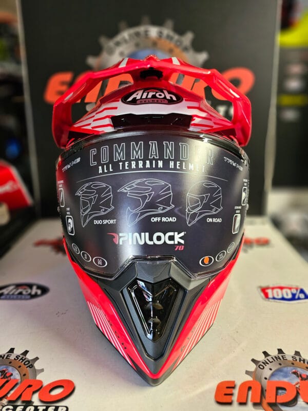 CAPACETE AIROH COMMANDER BOOST RED GLOSS - Image 6