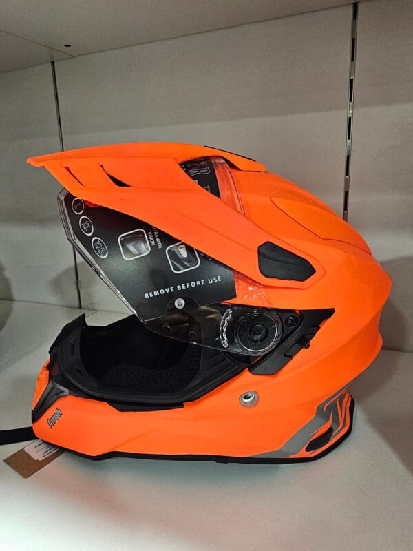 CAPACETE AIROH COMMANDER COLOR ORGFLU MATE - Image 3