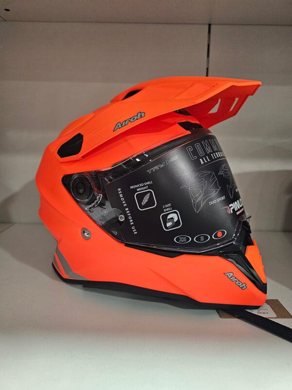 CAPACETE AIROH COMMANDER COLOR ORGFLU MATE - Image 2
