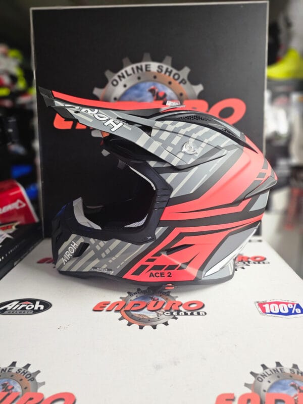 CAPACETE AIROH AVIATOR ACE 2 PROUD RED/BLK/GRY - Image 5