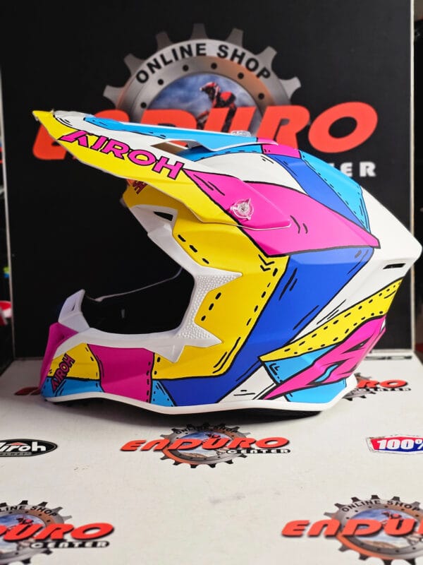 CAPACETE AIROH WRAAAP PAINT MULTICOLOR - Image 4