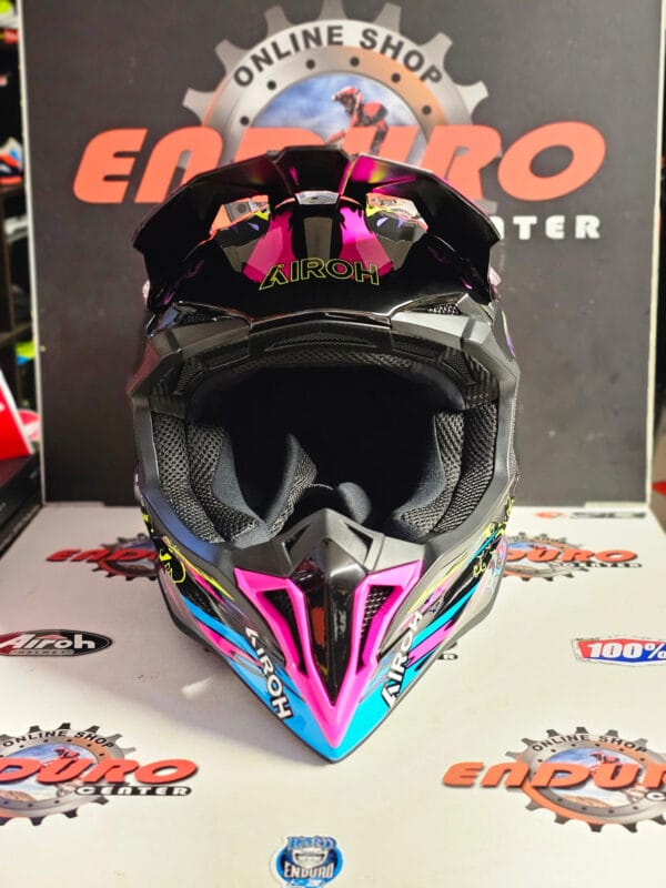 CAPACETE AIROH WRAAAP MUSIC BLK GLOSS - Image 6