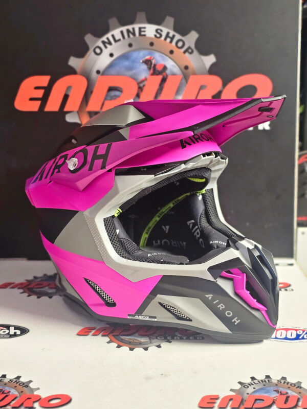 CAPACETE AIROH TWIST 3 KING PNK/BLK/GRY - Image 2