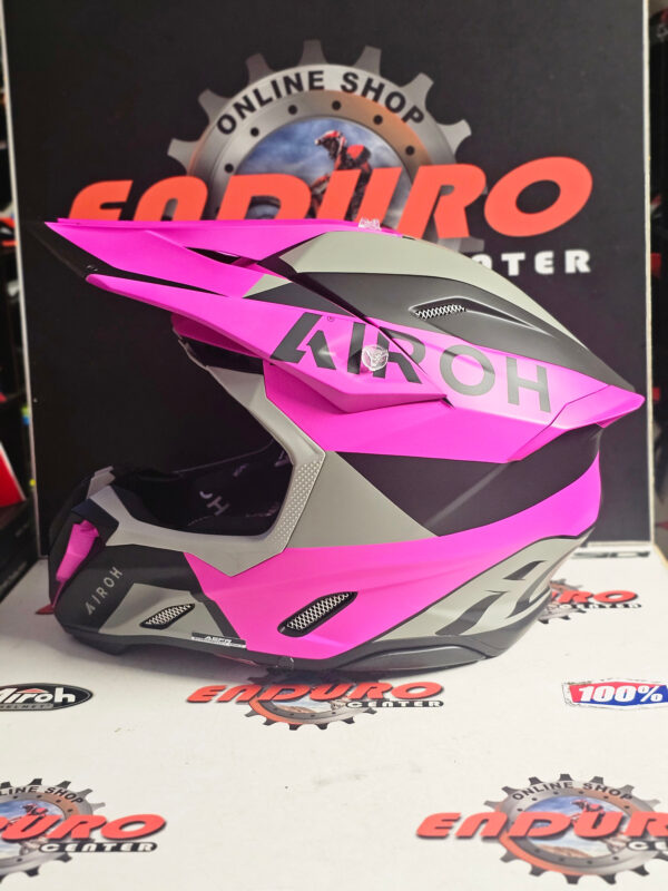 CAPACETE AIROH TWIST 3 KING PNK/BLK/GRY - Image 5