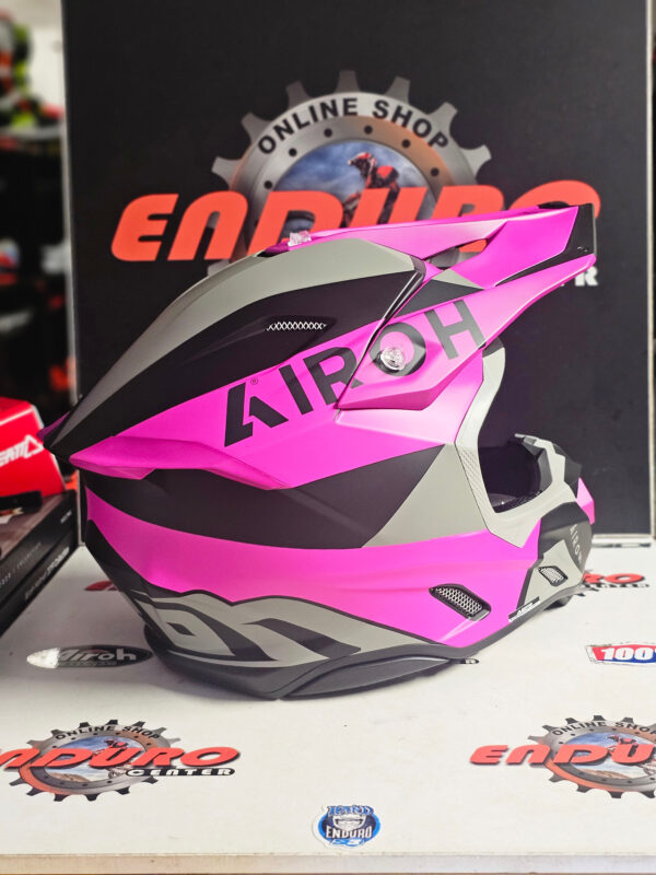 CAPACETE AIROH TWIST 3 KING PNK/BLK/GRY - Image 4