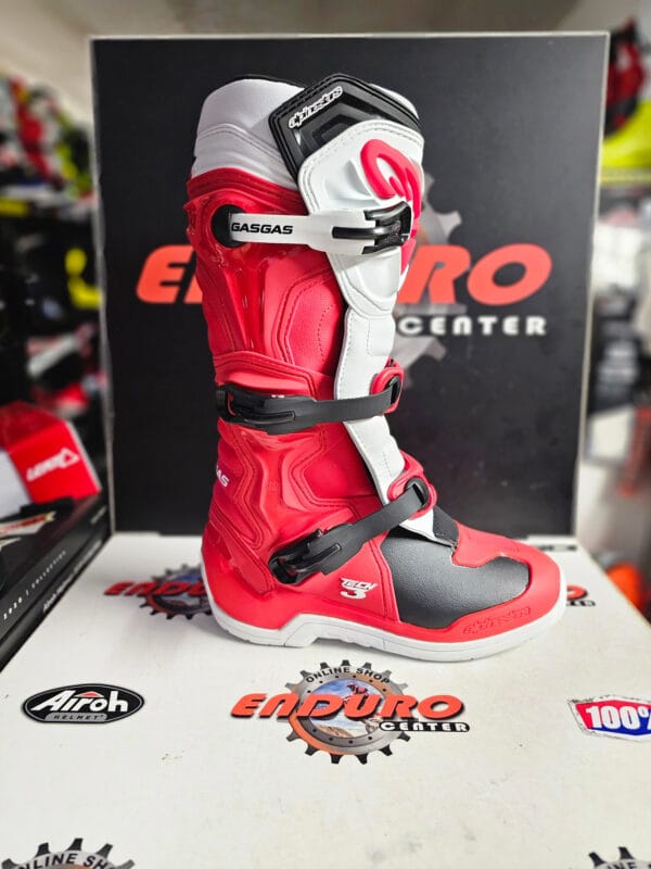 BOTAS ALPINESTARS TECH 3 GÁSGÁS EDT. RED/WHT - Image 3