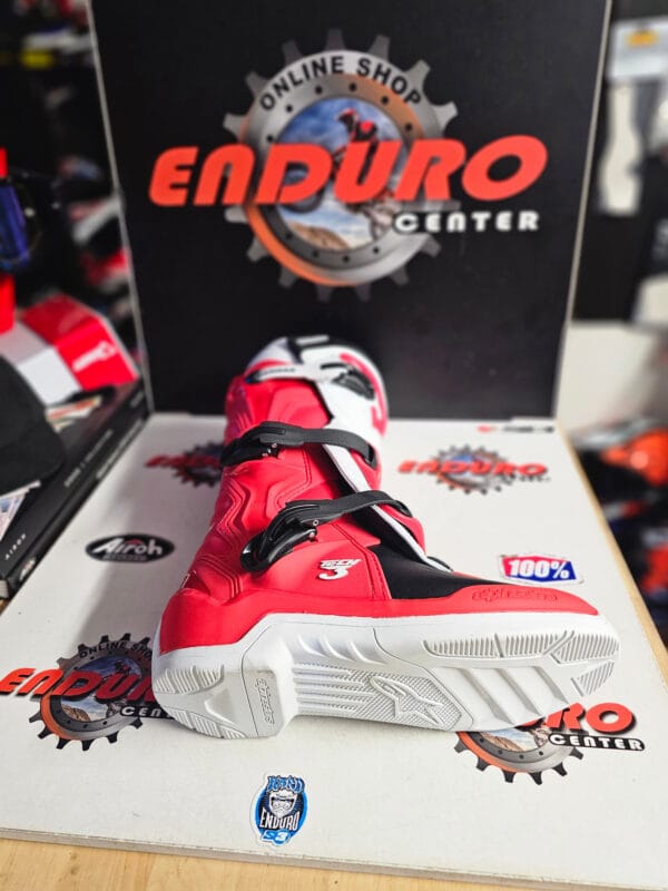 BOTAS ALPINESTARS TECH 3 GÁSGÁS EDT. RED/WHT - Image 8