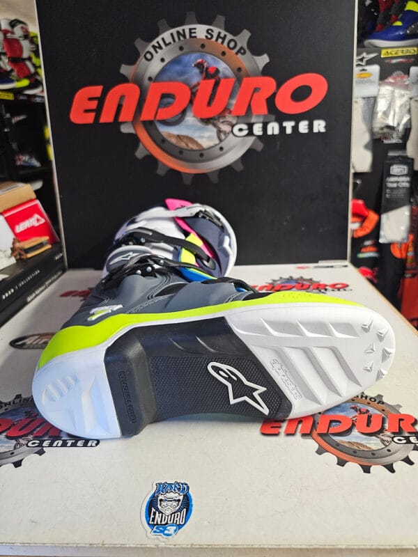 BOTAS ALPINESTARS TECH 7 YLWFLU/GRY/PNK - Image 9