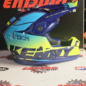 CAPACETE KENNY TRACK GRAPHIC FOCUS DKBLU/BLU/YLWFLU
