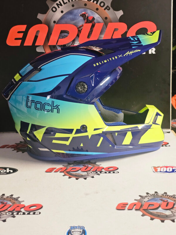 CAPACETE KENNY TRACK GRAPHIC FOCUS DKBLU/BLU/YLWFLU - Image 3