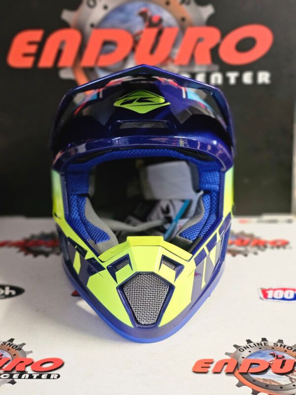 CAPACETE KENNY TRACK GRAPHIC FOCUS DKBLU/BLU/YLWFLU - Image 6