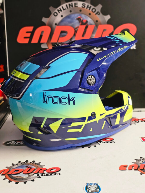 CAPACETE KENNY TRACK GRAPHIC FOCUS DKBLU/BLU/YLWFLU - Image 4