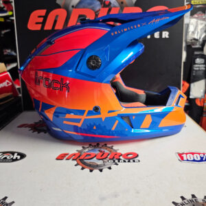 CAPACETE KENNY TRACK GRAPHIC FOCUS BLU/ORG/RED