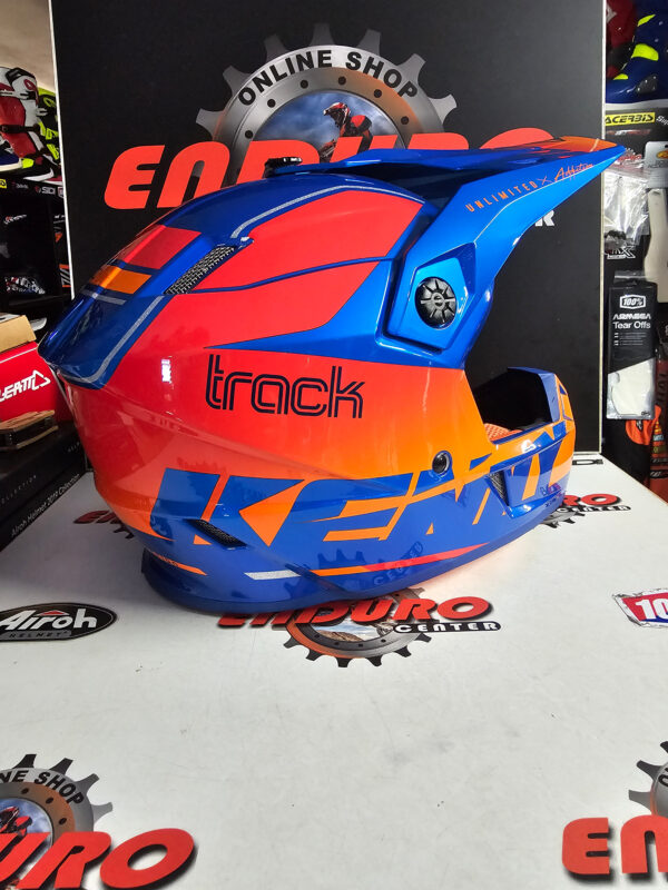 CAPACETE KENNY TRACK GRAPHIC FOCUS BLU/ORG/RED - Image 4