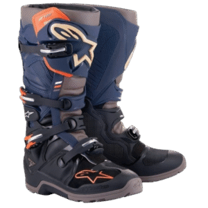BOTAS ALPINESTARS TECH 7 ENDURO DRYSTAR BLU/ORG