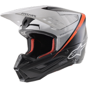 CAPACETE ALPINESTARS SM-5 RAYON BLK/WHT/ORG