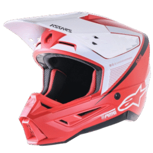 CAPACETE ALPINESTARS SM-5 RAYON RED/WHT/BLK